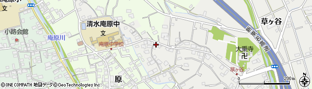 静岡県静岡市清水区草ヶ谷304周辺の地図