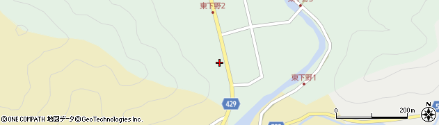 兵庫県宍粟市山崎町東下野5周辺の地図