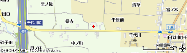 京都府亀岡市千代川町北ノ庄（桑寺）周辺の地図