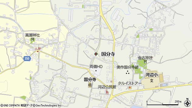 〒708-0843 岡山県津山市国分寺の地図