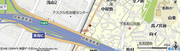 愛知県東海市名和町浜須賀26周辺の地図