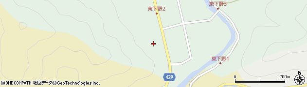 兵庫県宍粟市山崎町東下野8周辺の地図