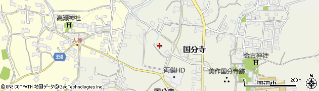 岡山県津山市国分寺393周辺の地図
