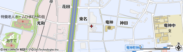 愛知県豊田市竜神町東名周辺の地図