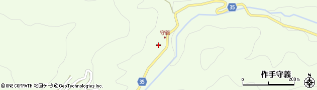 愛知県新城市作手守義（郷下）周辺の地図
