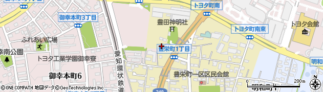 愛知県豊田市豊栄町1丁目35周辺の地図