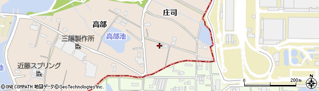 愛知県刈谷市井ケ谷町（庄司）周辺の地図