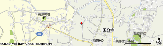 岡山県津山市国分寺407周辺の地図