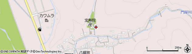 静岡県静岡市葵区門屋周辺の地図