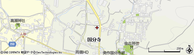 岡山県津山市国分寺323周辺の地図