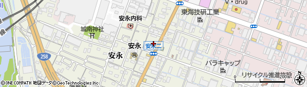 四代目 横井製麺所 桑名安永店周辺の地図