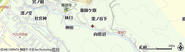 愛知県豊田市九久平町栗ノ谷下18周辺の地図