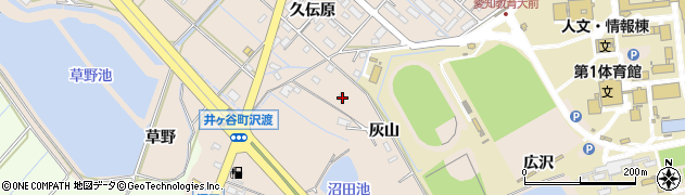 愛知県刈谷市井ケ谷町灰山101周辺の地図