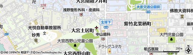 京都府京都市北区大宮土居町37周辺の地図