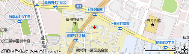 愛知県豊田市豊栄町1丁目88周辺の地図