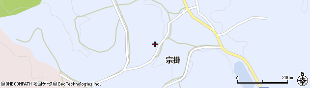 岡山県美作市宗掛463周辺の地図