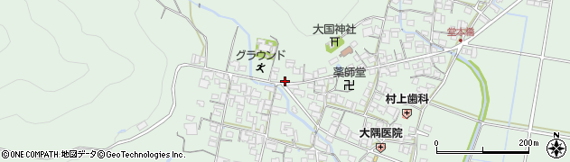 蛭田商店前周辺の地図