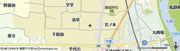 京都府亀岡市千代川町千原周辺の地図