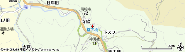 愛知県豊田市林添町（井ノ上）周辺の地図