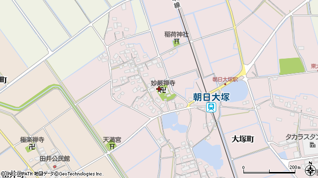 〒529-1512 滋賀県東近江市大塚町の地図