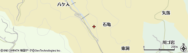 愛知県豊田市豊松町石亀周辺の地図