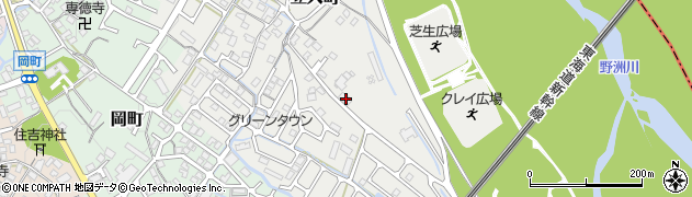 滋賀県守山市立入町334周辺の地図
