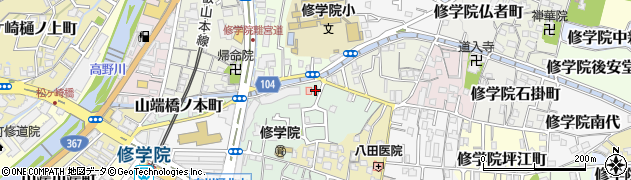 京都府京都市左京区修学院犬塚町11周辺の地図