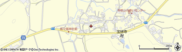 京都府亀岡市宮前町神前（障子）周辺の地図