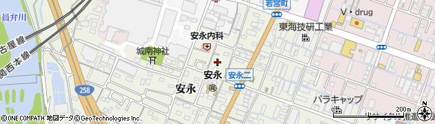 三重県桑名市安永864周辺の地図