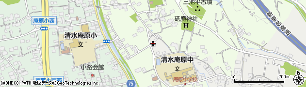 静岡県静岡市清水区草ヶ谷215-3周辺の地図