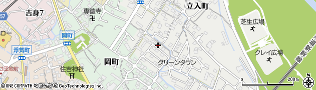 滋賀県守山市立入町261周辺の地図