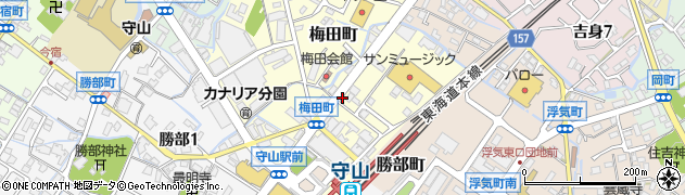アパマンセンター　守山店周辺の地図
