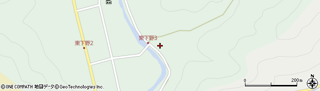 兵庫県宍粟市山崎町東下野281周辺の地図