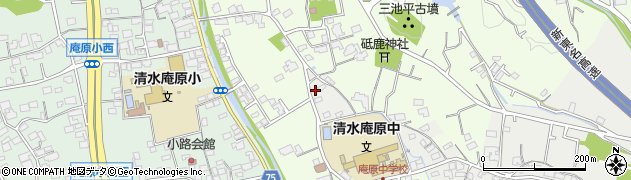 静岡県静岡市清水区草ヶ谷215-1周辺の地図