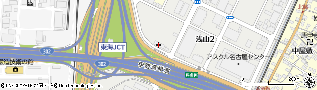 株式会社カナモト　名古屋南営業所周辺の地図