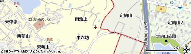 愛知県東海市名和町南池上10周辺の地図
