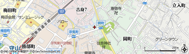 堀井動物園周辺の地図
