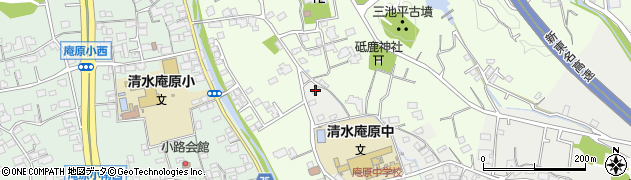 静岡県静岡市清水区草ヶ谷208周辺の地図