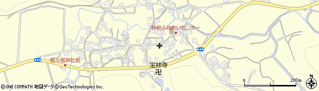 京都府亀岡市宮前町神前（狭間）周辺の地図