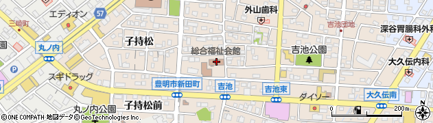 豊明市社会福祉協議会　ボランティアセンター周辺の地図