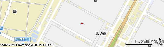 愛知県豊田市堤町（池狭間）周辺の地図