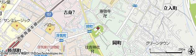 西隆寺周辺の地図