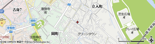 滋賀県守山市立入町69周辺の地図