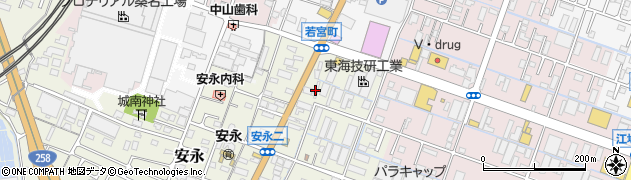 三交タクシー　桑名配車センター周辺の地図