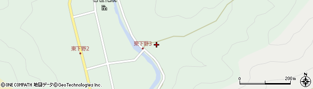 兵庫県宍粟市山崎町東下野284周辺の地図
