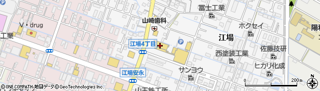 三十三銀行一号舘江場店 ＡＴＭ周辺の地図