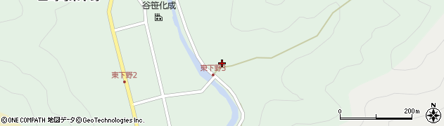 兵庫県宍粟市山崎町東下野293周辺の地図