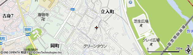 滋賀県守山市立入町78周辺の地図