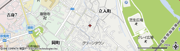 滋賀県守山市立入町76周辺の地図