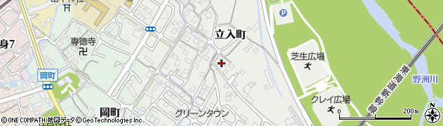 滋賀県守山市立入町370周辺の地図